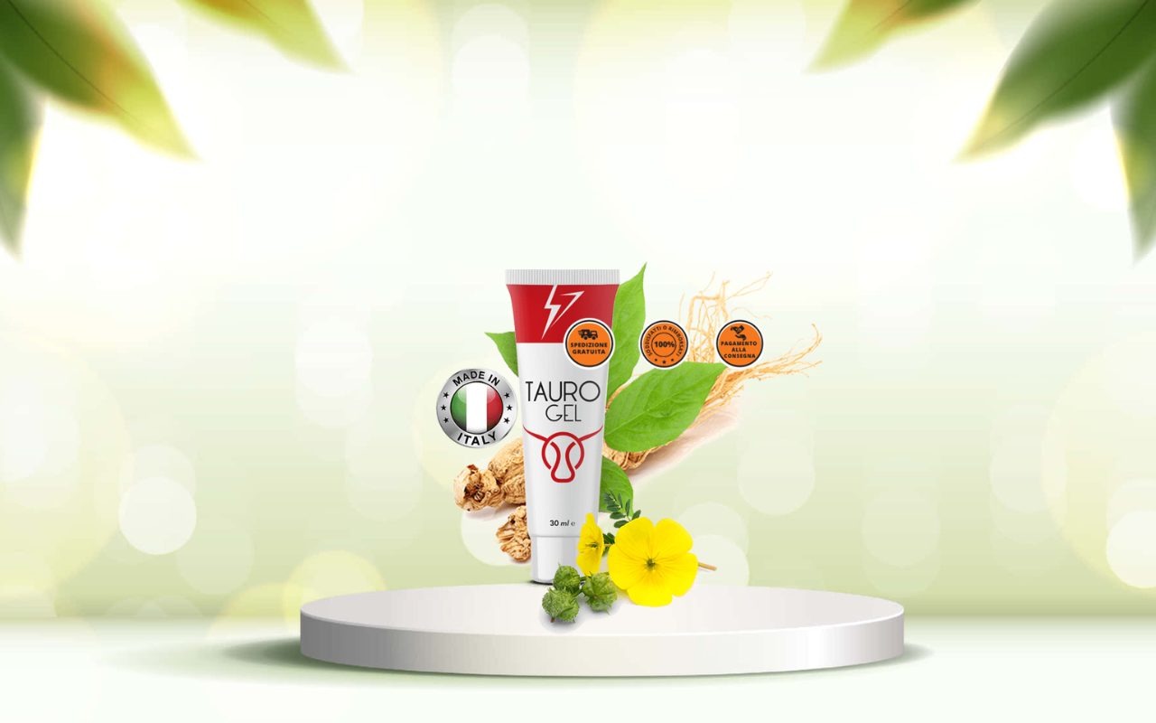 Scopri tauro gel: migliora le prestazioni sessuali con taurina e ginseng